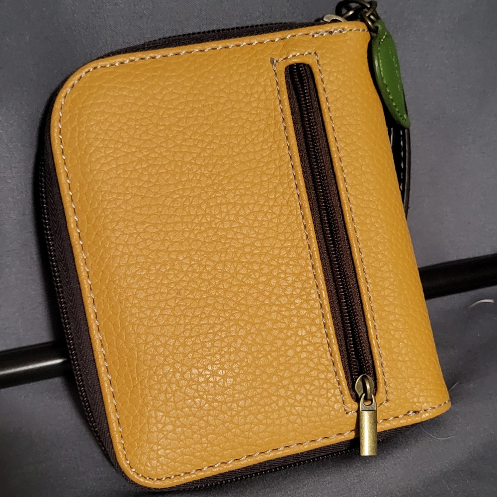Charming Yellow and Gray Sloth Wallet - Picture 2 of 4